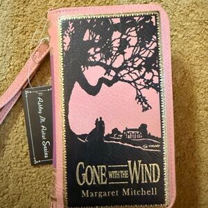 Source Unknown Pink and Black Clutch